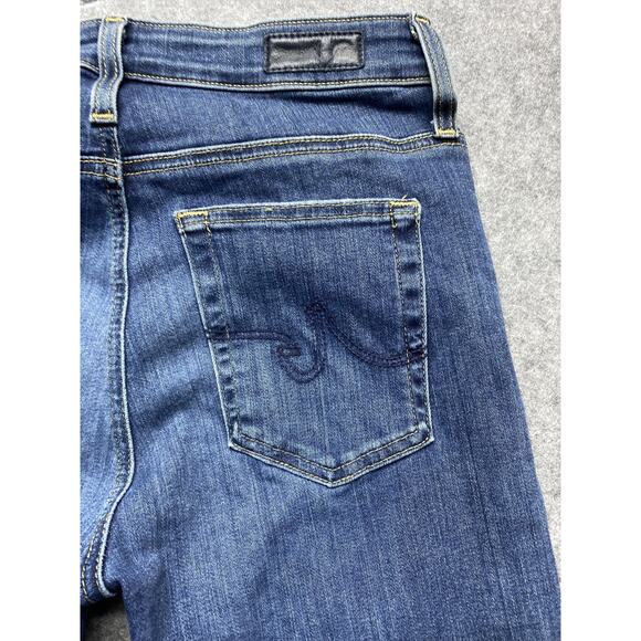 AG Adriano Goldschmied Jeans Womens 27 Farrah High Rise Skinny Ankle Raw Hem - Picture 14 of 14